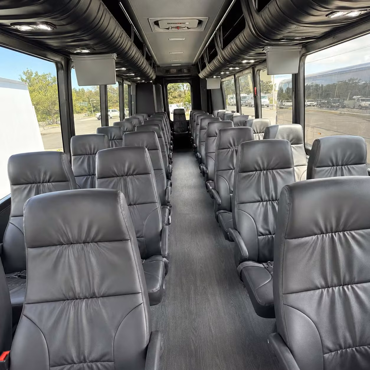 30 passenger minibus inside