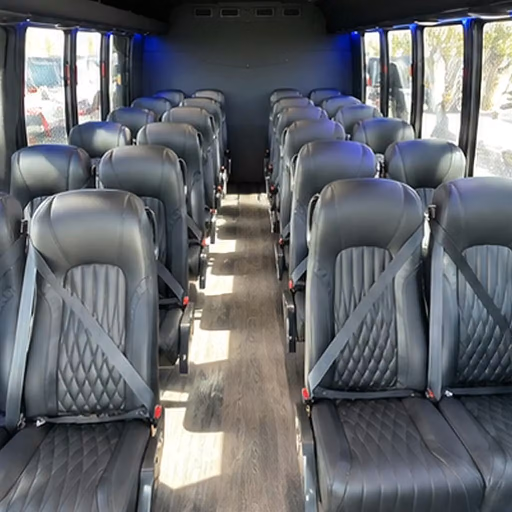redlands 30 passenger minibus rental