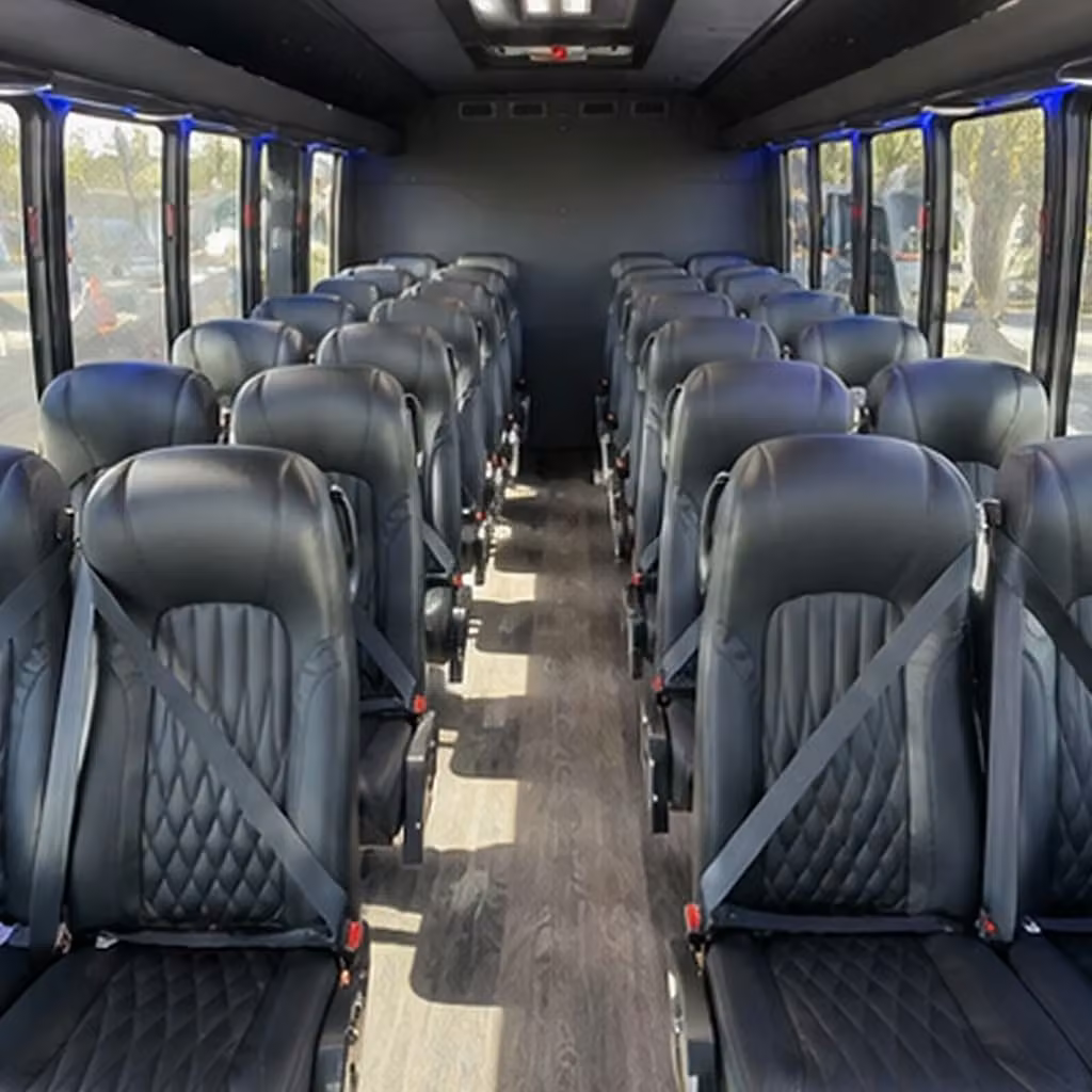 redlands 35 passenger minibus rental