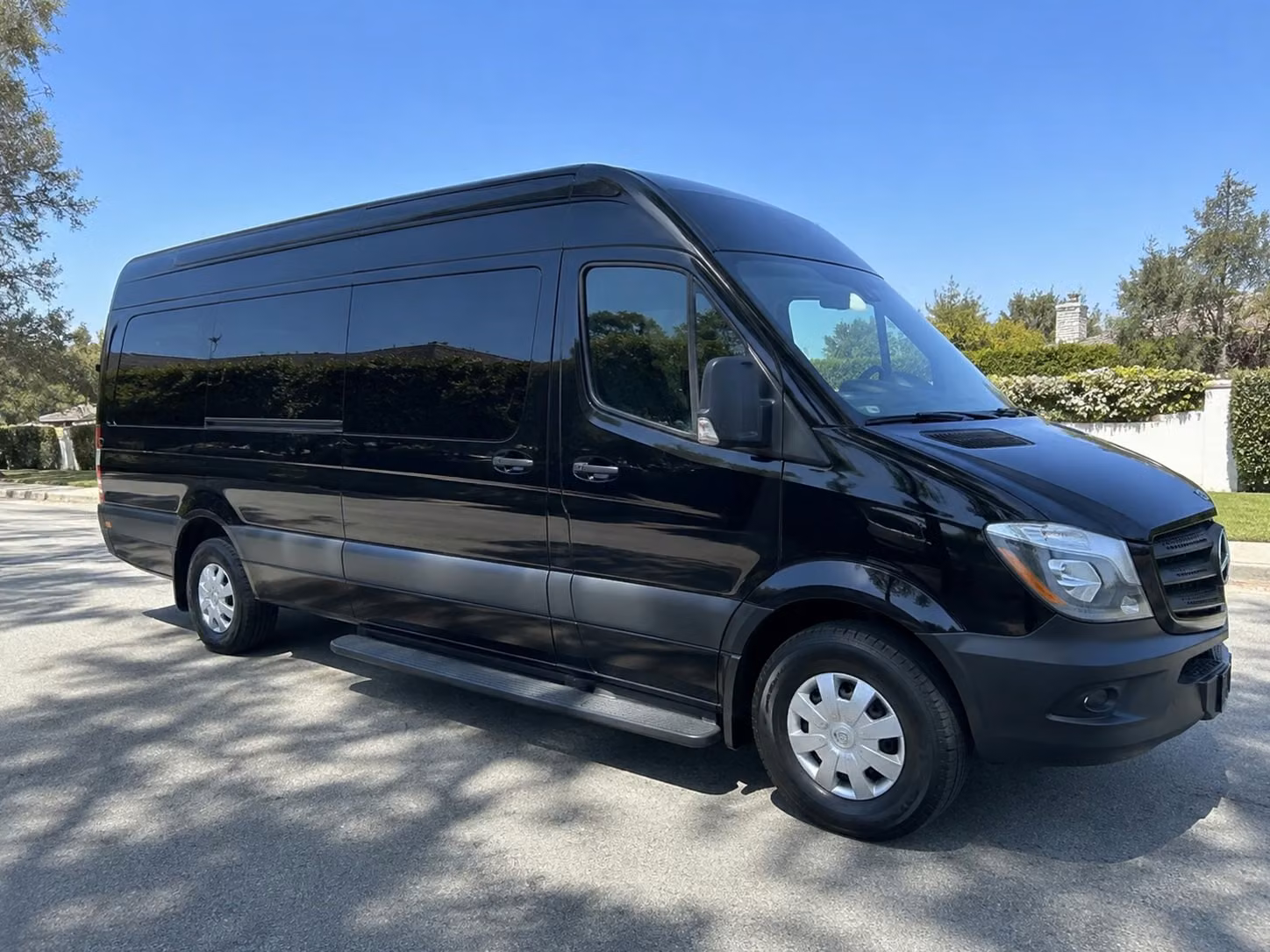 sprinter van with driver
